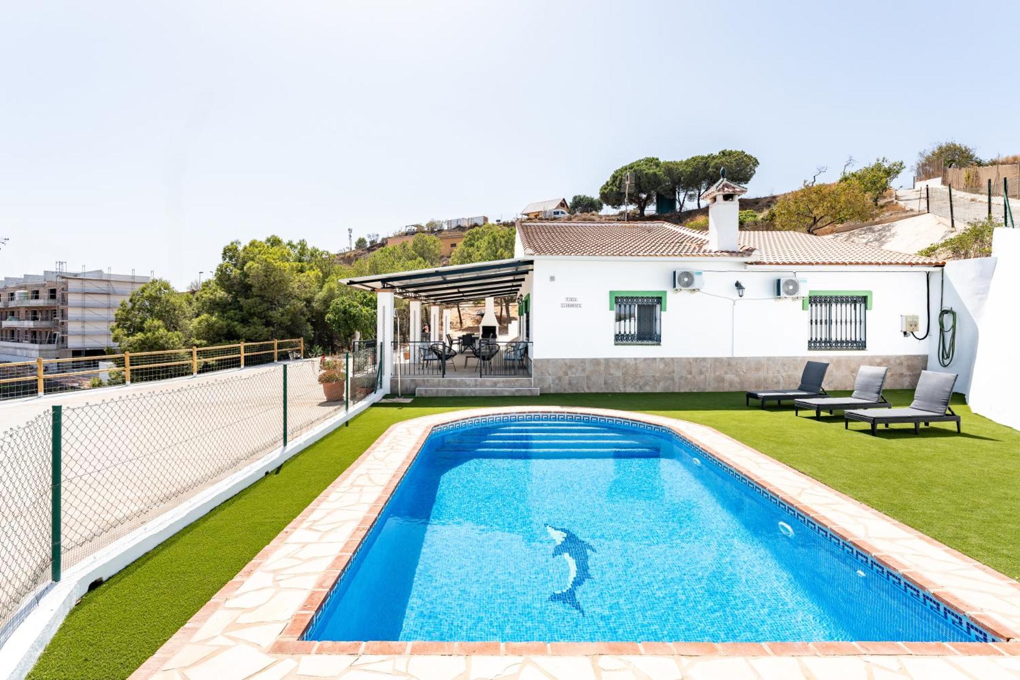 הוילה מאלגה Cortijo Ariza Sea Views מראה חיצוני תמונה
